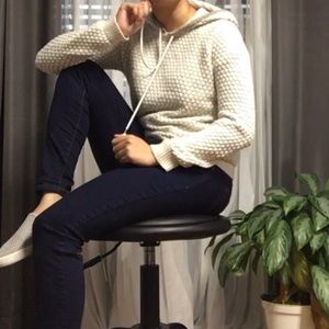 ANTHROPOLOGIE// SLEEPING ON SNOW • Knit Hoodie S